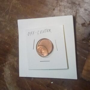 RARE Off-Center Penny (No Date)